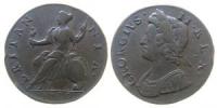 Großbritannien - Great-Britain - 1736 - 1/2 Penny  ss