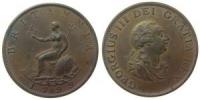 Großbritannien - Great-Britain - 1799 - 1/2 Penny  vz