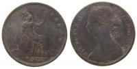 Großbritannien - Great-Britain - 1870 - 1 Penny  schön
