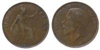 Großbritannien - Great-Britain - 1926 - 1 Penny  fast ss