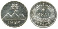 Guatemala - 1896 - 1/4 Real  unc