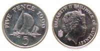 Guernsey - 1999 - 5 Pence  unc