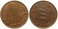 Guernsey - 1834 - 8 Doubles  fast ss