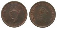 Irland - Ireland - 1805 - 1/2 Penny  fast ss