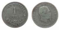 Italien - Italy - 1863 - 1 Lira  schön