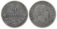 Italien - Italy - 1863 - 20 Centesimi  fast ss