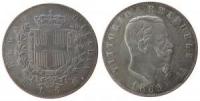 Italien - Italy - 1869 - 5 Lire  vz+