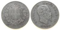 Italien - Italy - 1870 - 5 Lire  fast vz