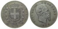 Italien - Italy - 1875 - 5 Lire  ss