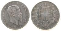 Italien - Italy - 1876 - 5 Lire  ss+
