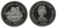 Jersey - 1992 - 1 Pound  pp