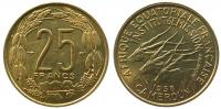 Kamerun - Cameroon - 1958 - 25 Francs  unc