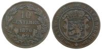 Luxemburg - Luxembourg - 1870 - 10 Centimes  ss