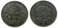 Luxemburg - Luxembourg - 1901 - 2 1/2 Centimes  ss