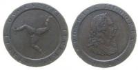 Man - Isle of Man - 1813 - 1/2 Penny  ss+