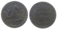 Man - Isle of Man - 1831 - 1/2 Penny-Token  ss+