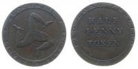 Man - Isle of Man - 1831 - 1/2 Penny-Token  ss+