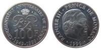 Monaco - 1989 - 100 Francs  vz-unc
