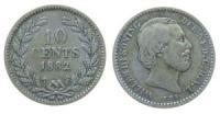 Niederlande - Netherlands - 1882 - 10 Cents  ss-