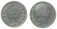 Niederlande - Netherlands - 1887 - 10 Cent  schön