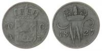 Niederlande - Netherlands - 1827 - 10 Cents  fast ss