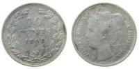 Niederlande - Netherlands - 1898 - 10 Cent  fast ss