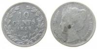 Niederlande - Netherlands - 1898 - 10 Cent  gutes schön
