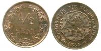 Niederlande - Netherlands - 1884 - 1/2 Cent  unc