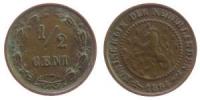 Niederlande - Netherlands - 1894 - 1/2 Cent  ss