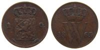 Niederlande - Netherlands - 1863 - 1 Cent  ss