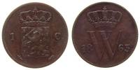 Niederlande - Netherlands - 1863 - 1 Cent  ss+