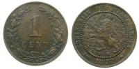 Niederlande - Netherlands - 1877 - 1 Cent  vz