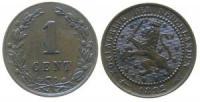 Niederlande - Netherlands - 1882 - 1 Cent  vz