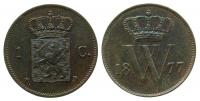 Niederlande - Netherlands - 1877 - 1 Cent  vz+