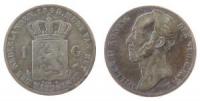 Niederlande - Netherlands - 1846 - 1 Gulden  fast ss