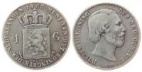 Niederlande - Netherlands - 1863 - 1 Gulden  fast ss