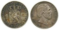 Niederlande - Netherlands - 1865 - 1 Gulden  ss