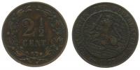 Niederlande - Netherlands - 1877 - 2 1/2 Cent  ss