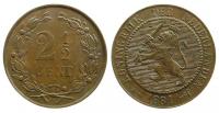Niederlande - Netherlands - 1881 - 2 1/2 Cents  vz-unc