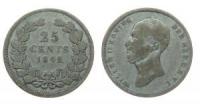 Niederlande - Netherlands - 1849 - 25 Cents  s/ss