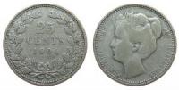 Niederlande - Netherlands - 1904 - 25 Cent  gutes schön