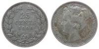 Niederlande - Netherlands - 1906 - 25 Cent  fast ss