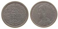 Niederlande - Netherlands - 1919 - 25 Cent  ss