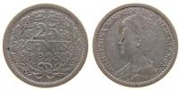 Niederlande - Netherlands - 1925 - 25 Cent  ss-