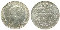 Niederlande - Netherlands - 1941 - 25 Cent  unc