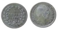 Niederlande - Netherlands - 1869 - 5 Cents  ss