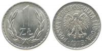 Polen - Poland - 1973 - 1 Zloty  fast stgl
