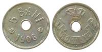 Rumänien - Romania - 1906 - 5 Bani  fast stgl