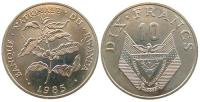 Ruanda - Rwanda - 1985 - 10 Francs  unc