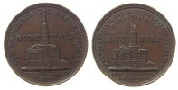 Frankenstein und Zadel - auf den Wiederaufbau nach den Stadtbränden - 1861 - Medaille  ss